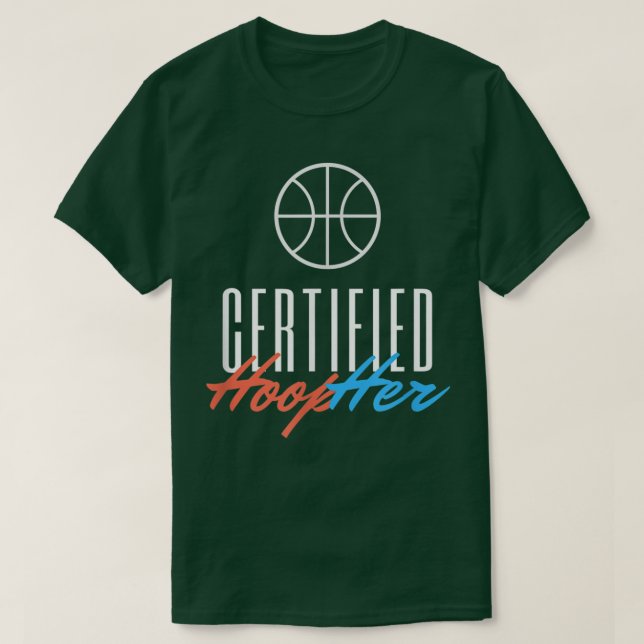Camiseta Chica de baloncesto de HoopHer, Baloncesto de Balo (Diseño del anverso)