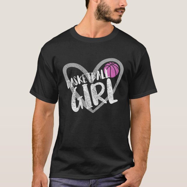 Camiseta Chica de baloncesto Heart (Anverso)