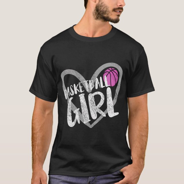 Camiseta Chica de baloncesto Heart (Anverso)