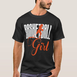 Camiseta Chica de baloncesto Rótulo Chicas del baloncesto q