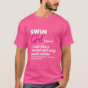 Camiseta Chica De Baño Igual Que Un Chica Normal, Sólo Much