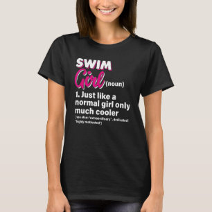 Camiseta Chica De Baño Igual Que Un Chica Normal, Sólo Much