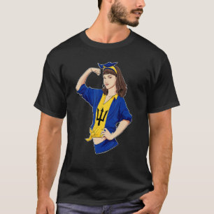 Camiseta Chica de Barbados inquebrantable en la barrera del