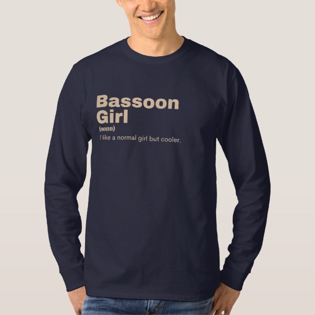 Camiseta Chica de Bassoon - Bassoon  (Anverso)