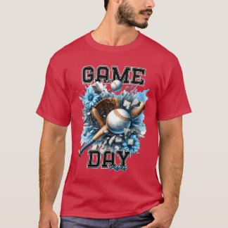 Camiseta Chica de béisbol Vibes Game Day