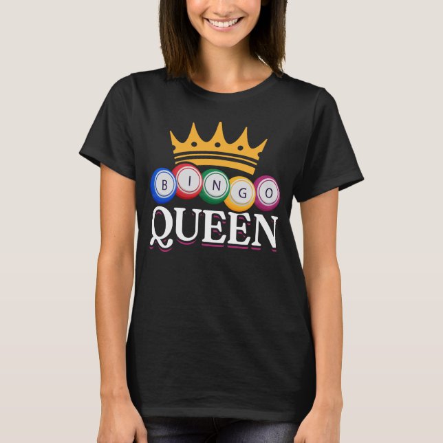 Camiseta Chica de Bingo Funny Balls Reina Mujeres (Anverso)