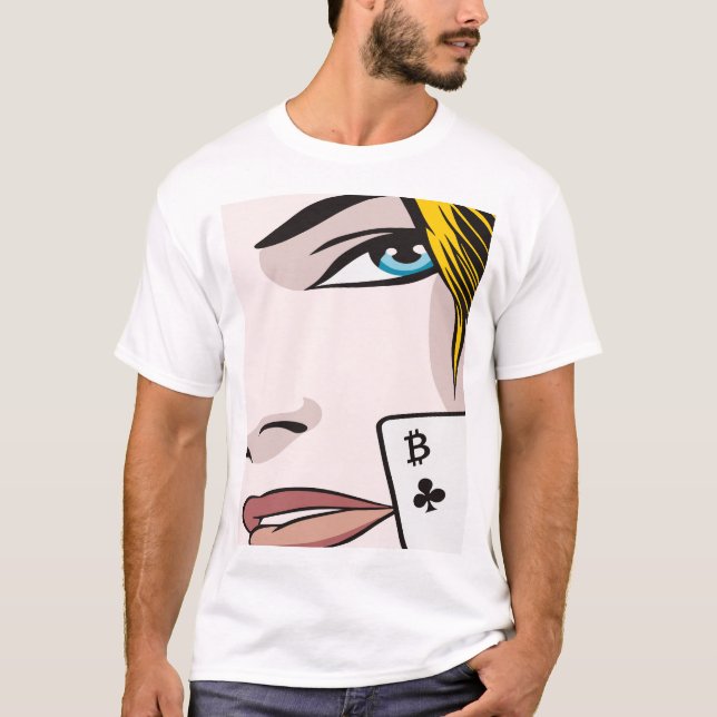 Camiseta Chica de Bitcoin (Anverso)