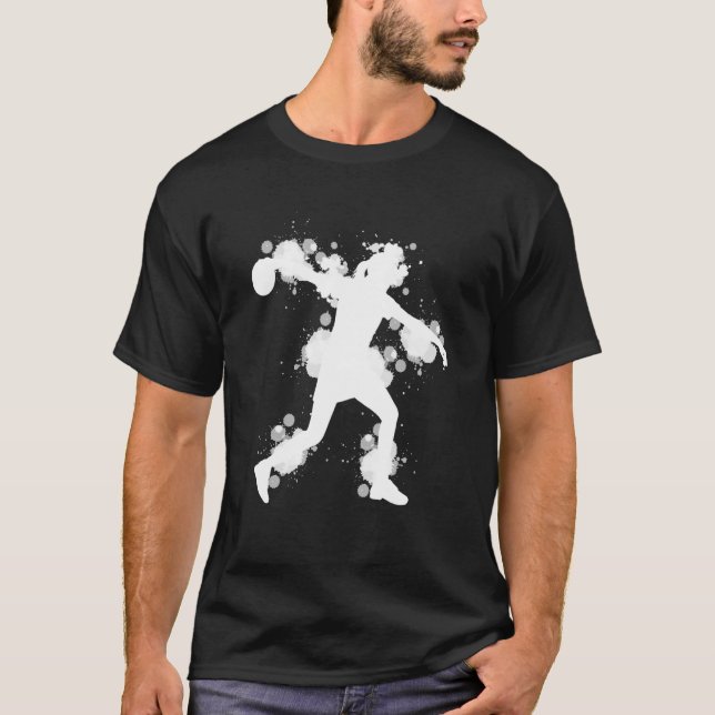 Camiseta Chica de boliche Ball Pin Bowler Strike Bowling Te (Anverso)