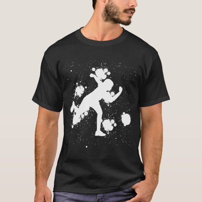 Camiseta Chica de boliche Ball Pin Bowler Striling Bowling  (Anverso)