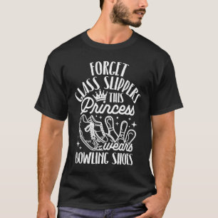 Camiseta Chica de boliche Princesa Pin Bowler Strike Bowlin