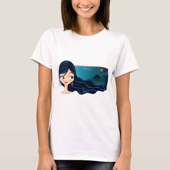 Camiseta Chica de Bollywood (Anverso)