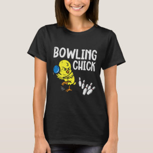 Camiseta Chica de bolos Boliche divertido para mujeres, niñ