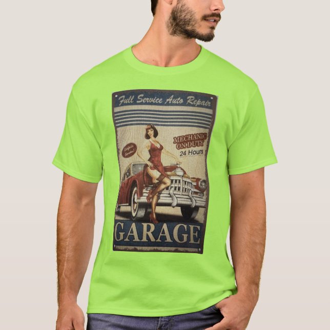 Camiseta Chica de Bonito automático de servicio completo (Anverso)