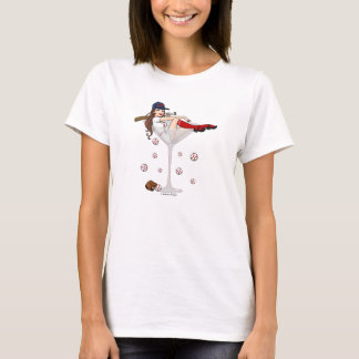 Camiseta Chica de Boston Baseball Martini