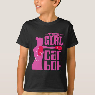 Camiseta Chica de boxeo de fitness con guantes - Me encanta