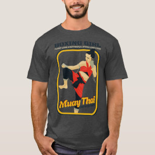 Camiseta Chica de boxeo vintage de Muay Thai