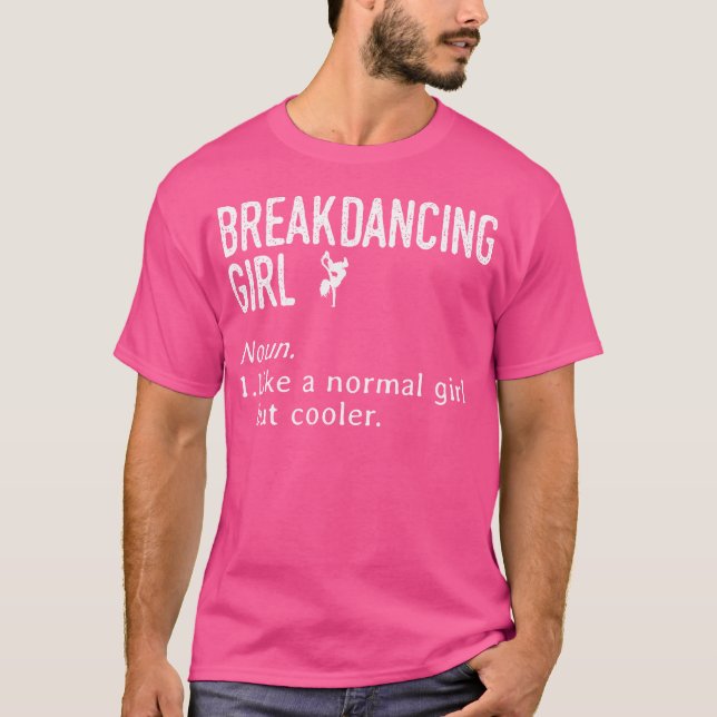 Camiseta Chica de breakdance Noun Breaking B-Chica Breaker  (Anverso)
