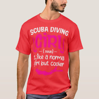 Camiseta Chica De Buceo Como Niño Normal Pero Div Más Frío
