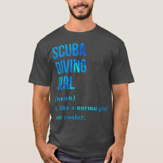 Camiseta Chica de buceo Scuba 3