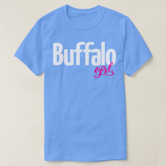 Camiseta Chica de búfalo (Diseño del anverso)