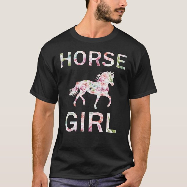 Camiseta chica de caballos (Anverso)