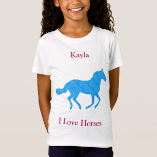 Camiseta Chica de caballos