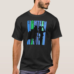 Camiseta Chica De Caballos 18 Años Chicas Caminan