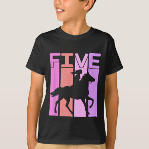 Camiseta Chica de Caballos 5 Aniversario Caballo de Caballo