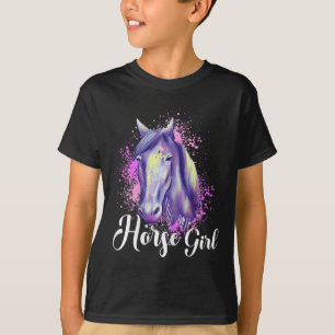 Camiseta Chica de caballos Caballo montando Pony Horsesnice