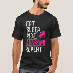 Camiseta Chica de caballos come el sueño de los caballos re