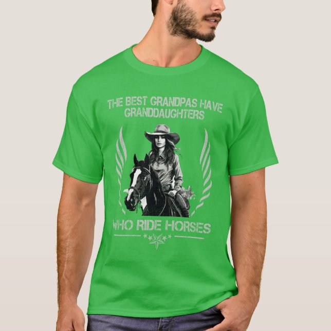 Camiseta Chica de Caballos de Hija Familiar (Anverso)