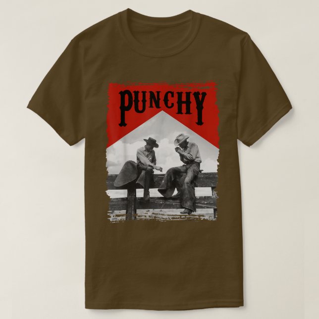Camiseta Chica de Caballos de Teas Occidentales Rodeo Punch (Diseño del anverso)