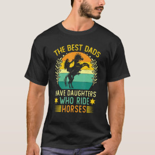 Camiseta Chica de caballos Hija Día del Padre Caballo Rac