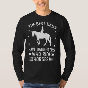 Camiseta Chica de caballos Hija Día del Padre Caballo Rac