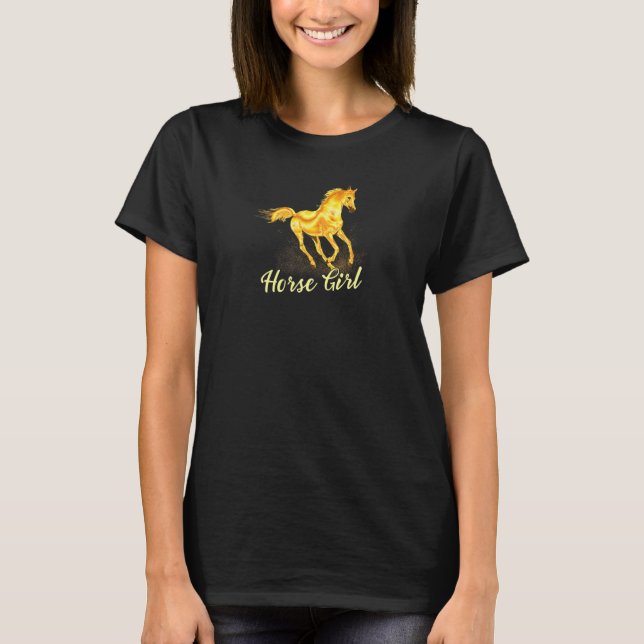 Camiseta Chica De Caballos Me Encanta Mi Caballo Viajando J (Anverso)