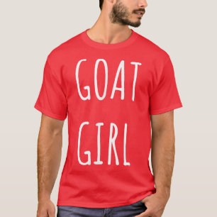 Camiseta Chica de cabra ama a cabras y agricultor