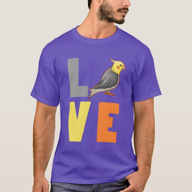 Camiseta Chica de cacatúa de amor (Anverso)