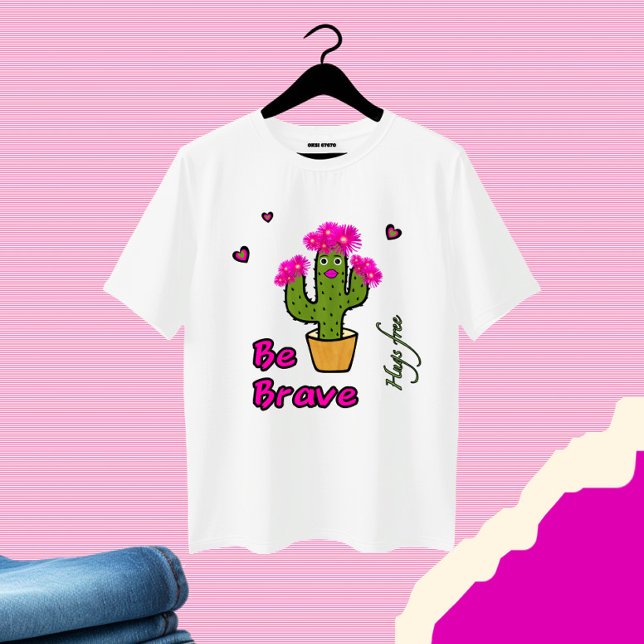 Camiseta Chica de cactus de corte (Subido por el creador)
