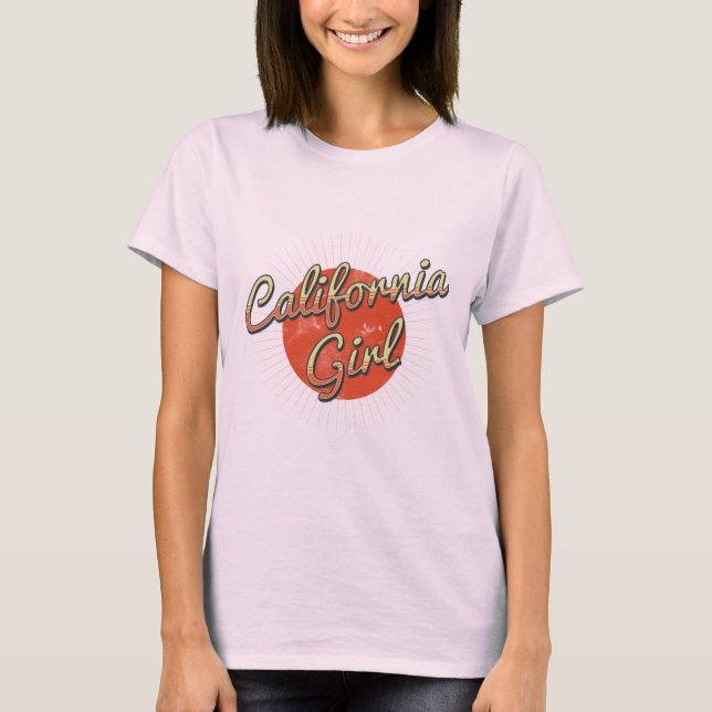 Camiseta chica de California (Anverso)
