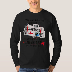 Camiseta Chica de Cambridge Pase de Abordar Cambridge Cambr