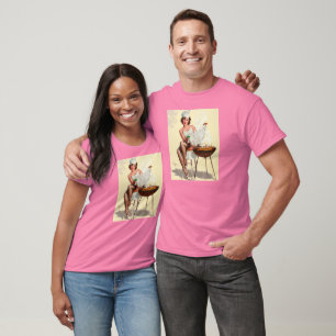 Camiseta Chica de canalización de barbacoa