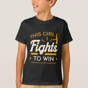 Camiseta Chica de Cáncer Infantil Lucha contra el Medullobl