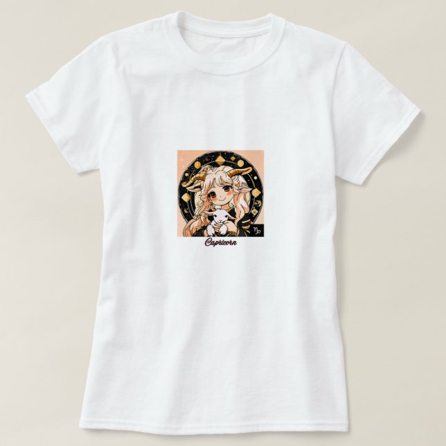 Camiseta Chica de Capricorn (Diseño del anverso)