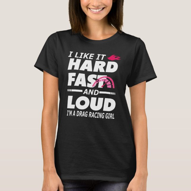 Camiseta Chica de Carreras de arrastre (Anverso)