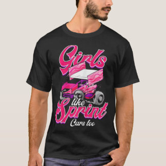 Camiseta Chica de Carreras de automóviles de carreras de ca