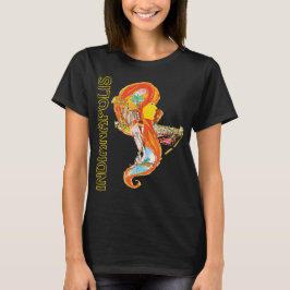 Camiseta Chica de Carreras de Indianapolis Amarillo Retro V