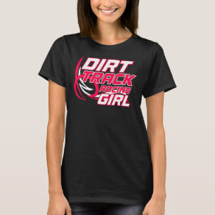 Camiseta Chica de Carreras de pista de suciedad de velocid
