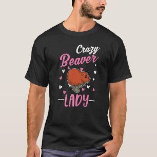 Camiseta Chica de castor loco Lady Beaver