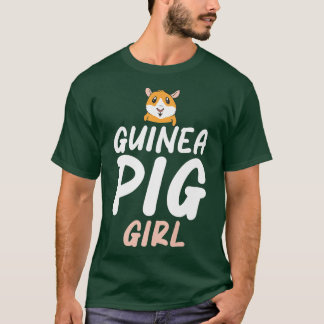 Camiseta Chica de cerdo guineano Cute Guinea Prima 2154