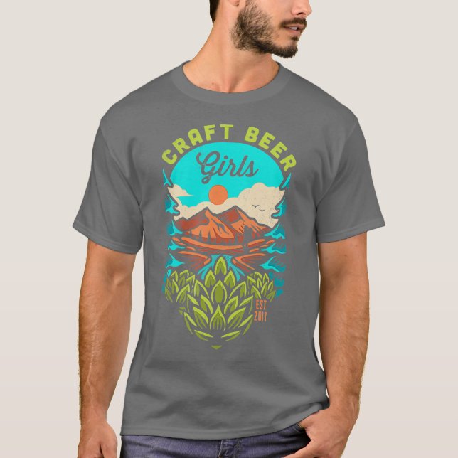 Camiseta Chica de cerveza de naves de excursión (Anverso)